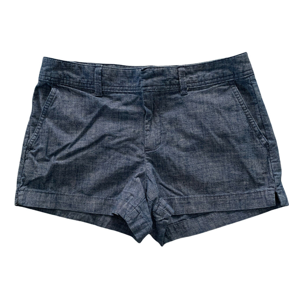 Gap Denim Jean Shorty Shorts 4 Womens Blue Stretch Regular Fit Mid Rise Indigo